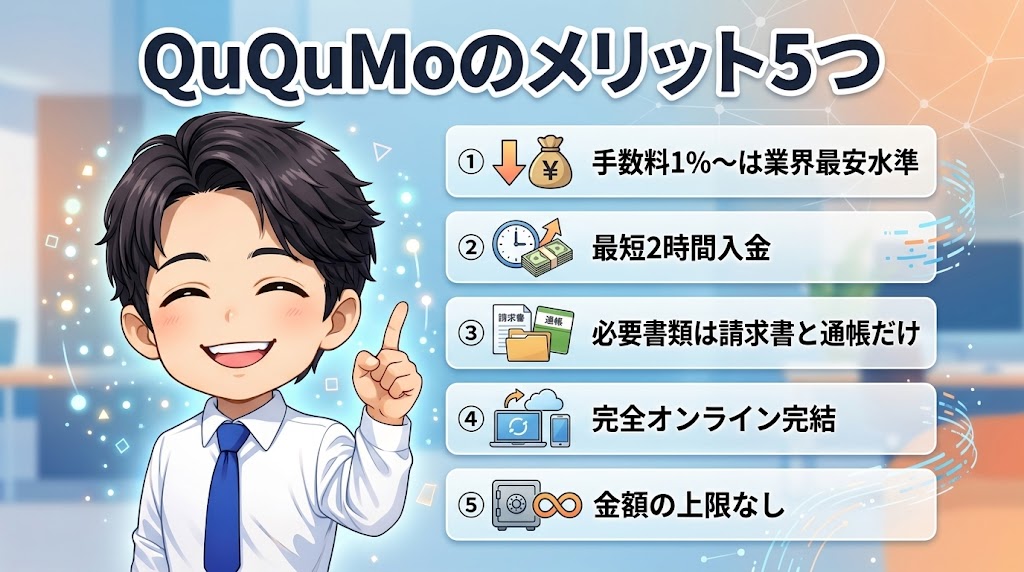 QuQuMoのメリット5つ【経験者が本音で語る】