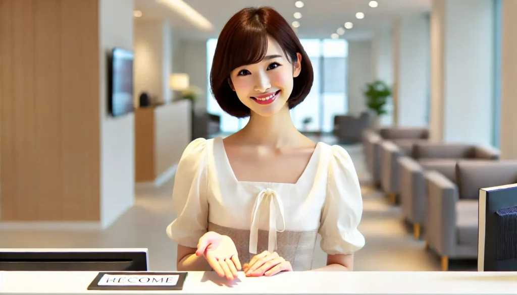 バイオンのよくある質問に回答する女性2