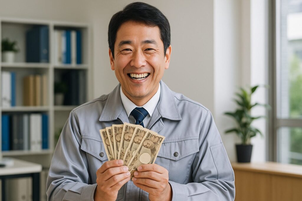 JTCのファクタリングで資金調達できた男性