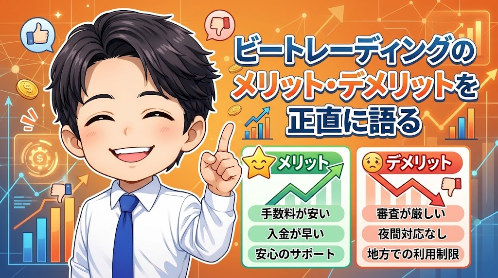 ビートレーディングのメリット・デメリットを正直に語る