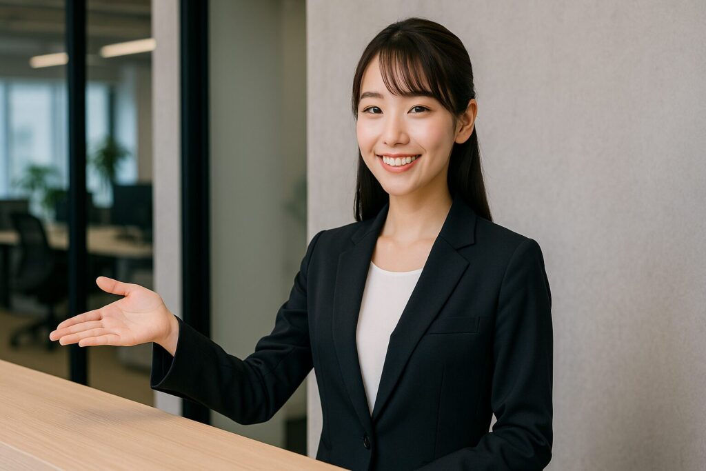 JBLのファクタリングのよくある質問に回答する女性2