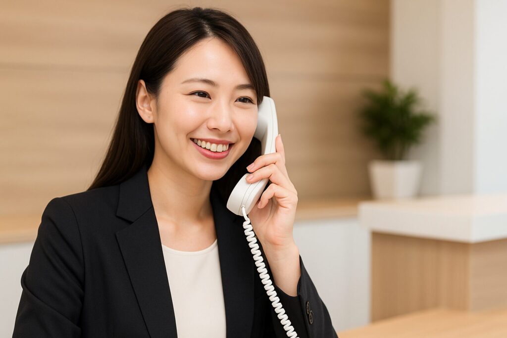 三共サービスのよくある質問に回答する女性2
