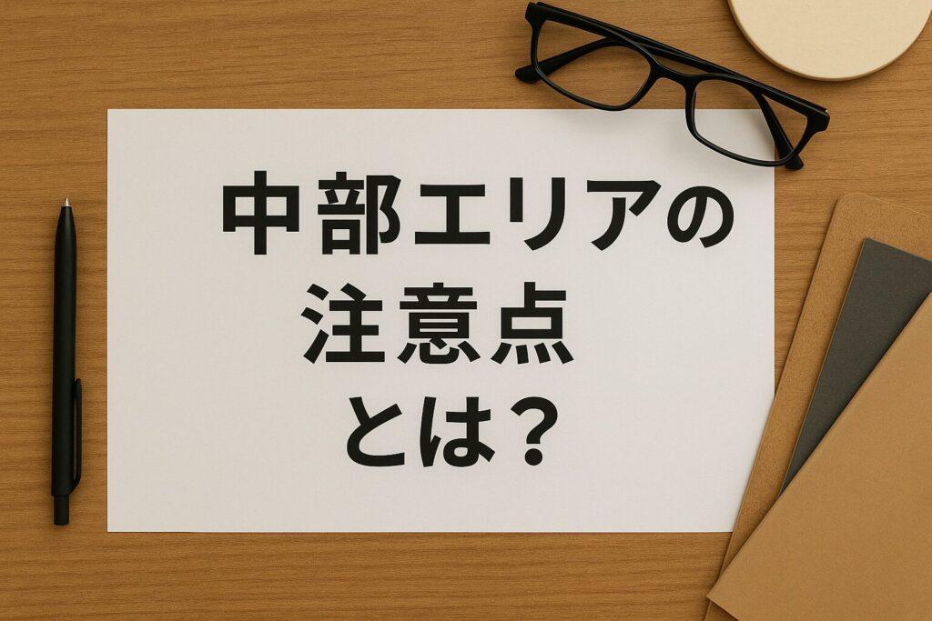 中部地方のファクタリングで中部エリアの注意点とは?