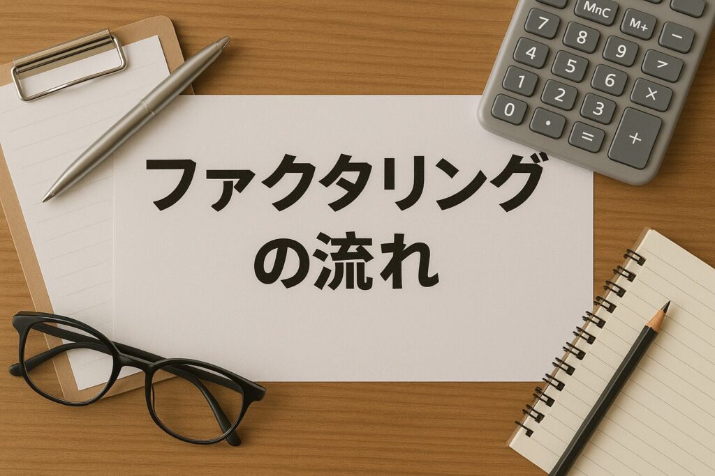 赤羽にあるファクタリングの流れ