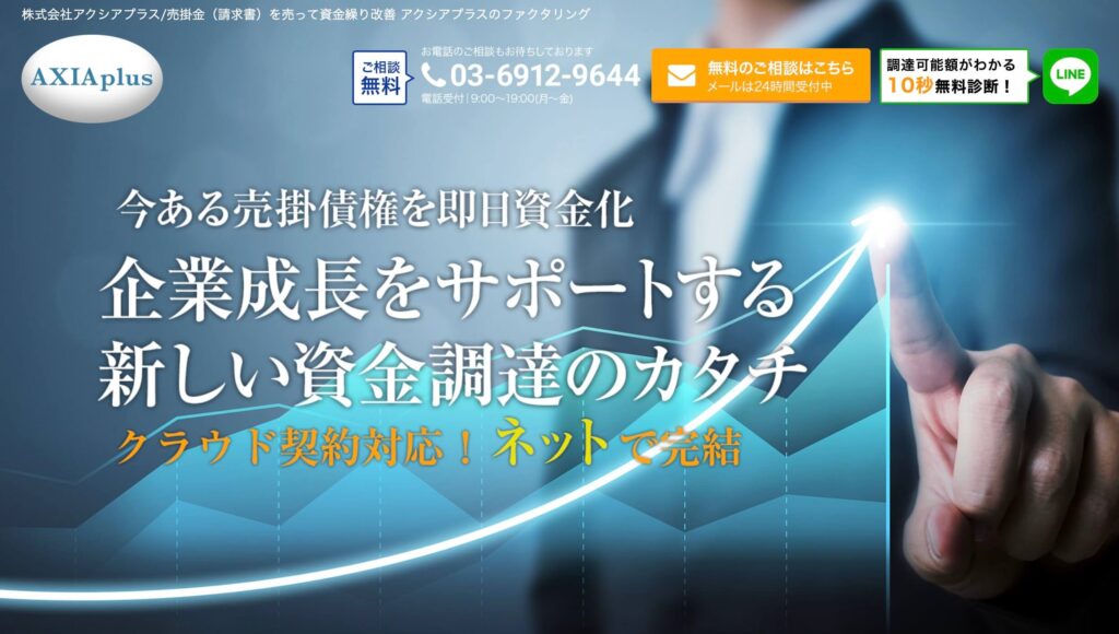 アクシアプラスのサイト
