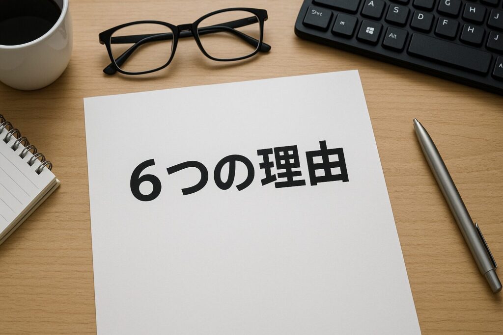 ファク探が選ばれる6つの理由