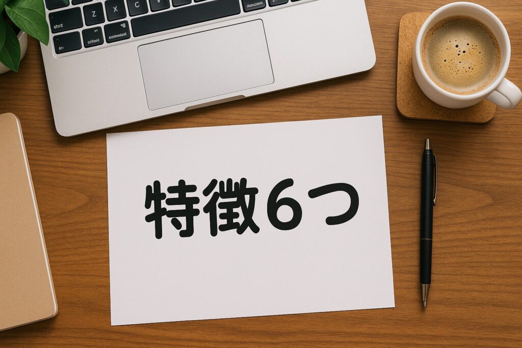 クイックマネジメントの特徴6つ