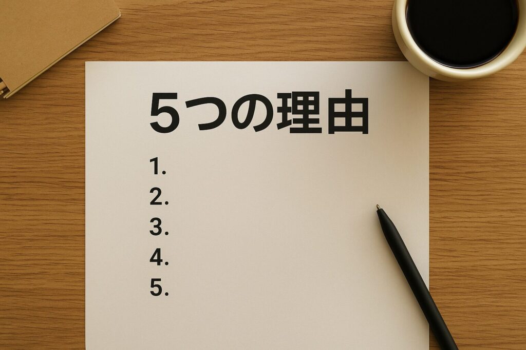 株式会社インプルーブのファクタリングが選ばれる5つの理由