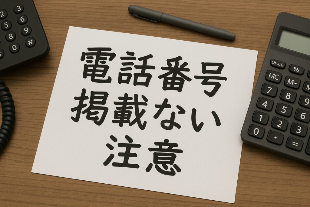 スプレッドファクタリングのサイトに電話番号の掲載がないため注意