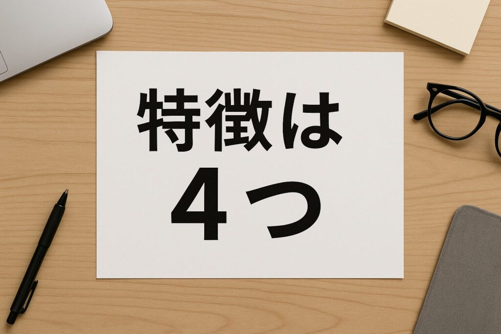 株式会社デルのファクタリングの特徴は4つ