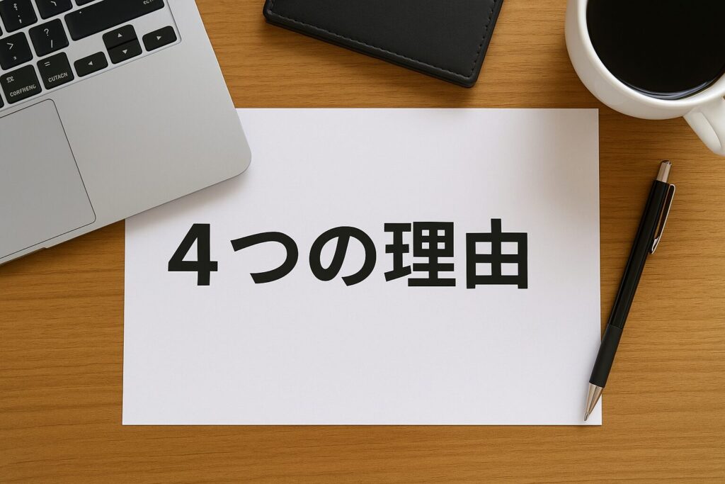 「建設サイト早払い」の選ばれる4つの理由