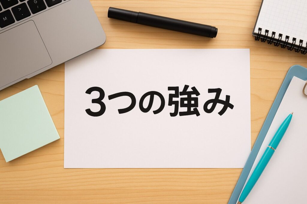 Eファクターの3つの強み