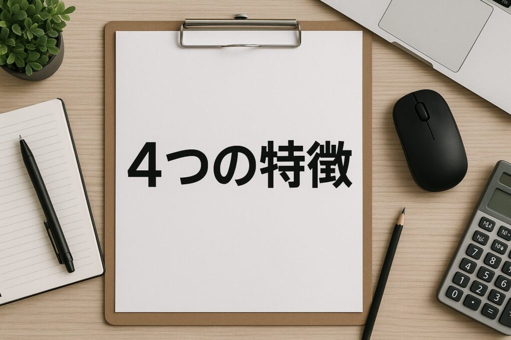 エキスプレスファクターの4つの特徴