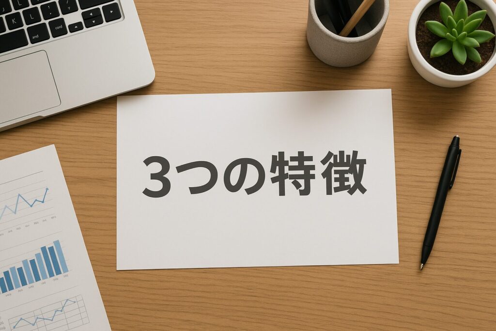 ファストファクターの3つの特徴