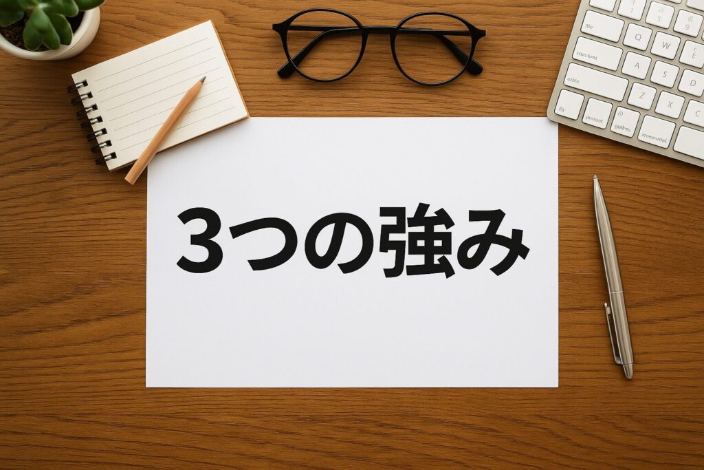レバンタの3つの強み