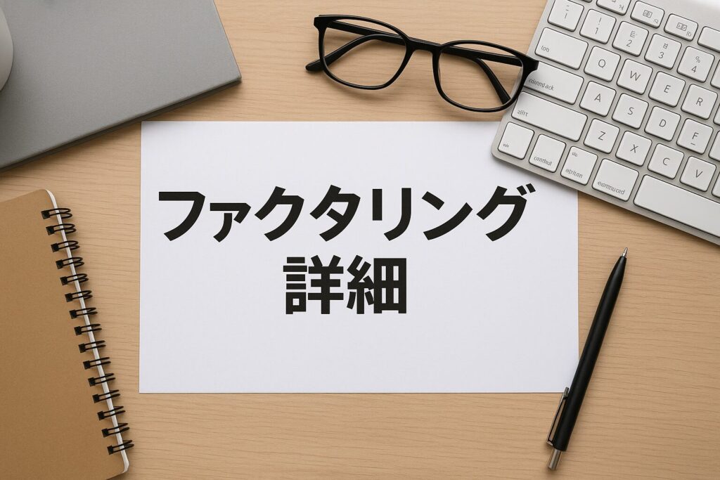 のファクタリング詳細