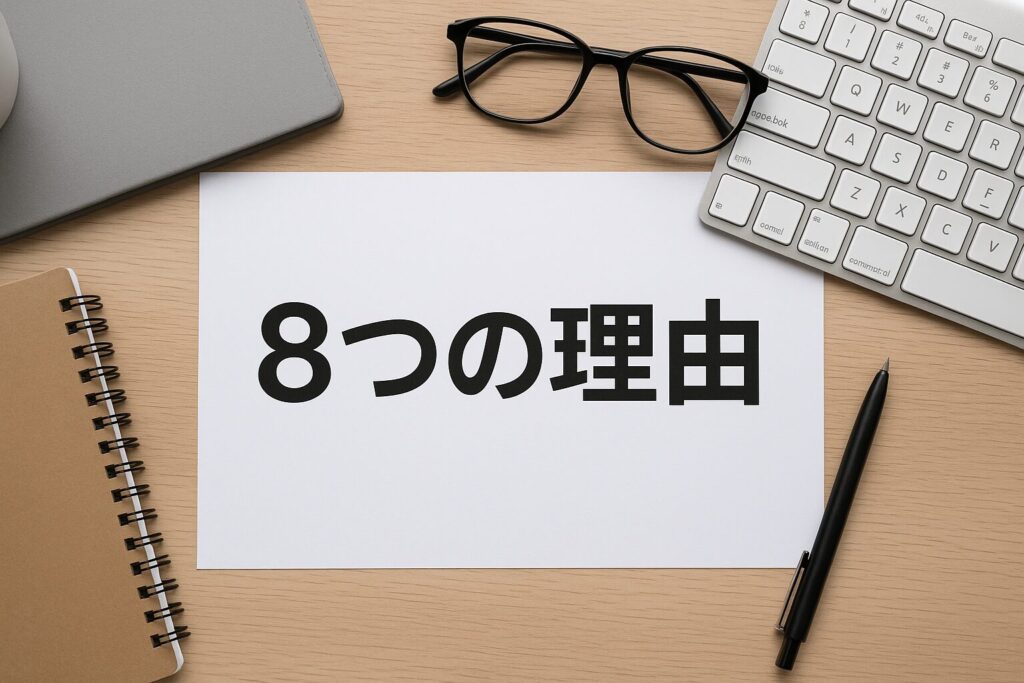 即速ファクタリングが選ばれる8つの理由