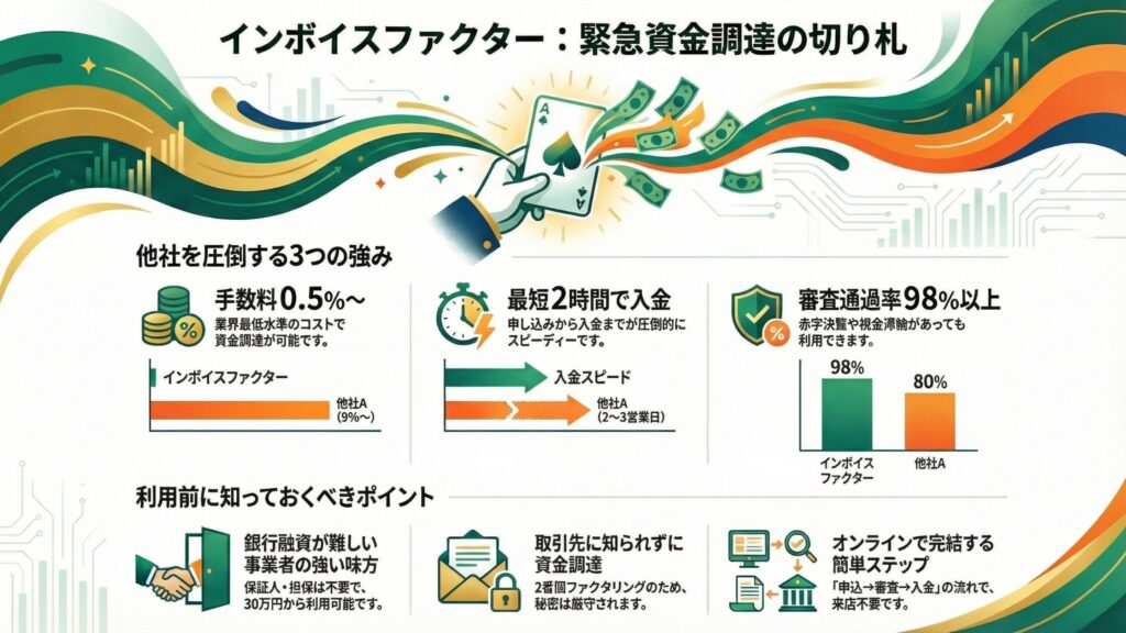 インボイスファクター7つの特徴