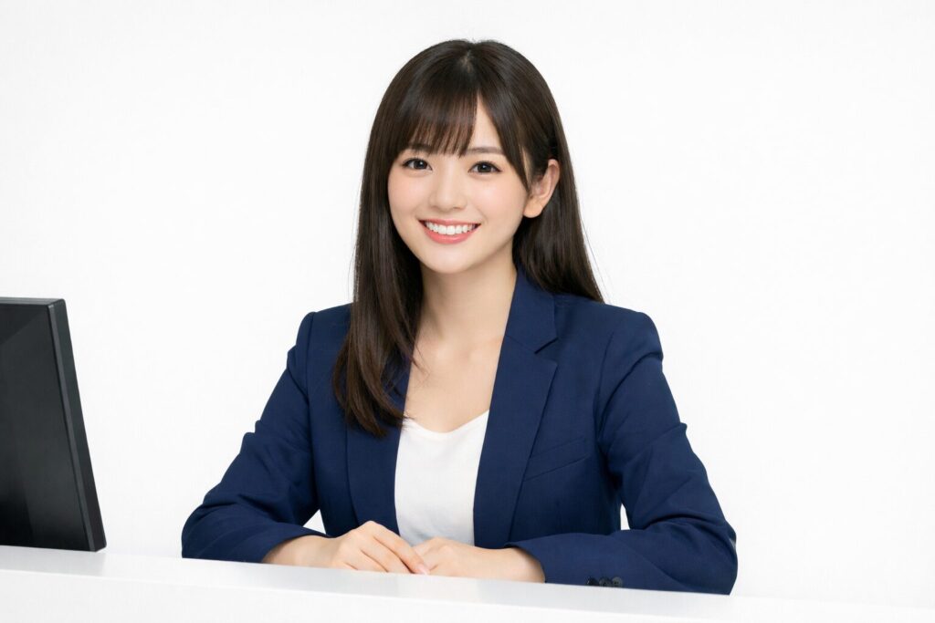 ファクタリングの即日審査なしに関してよくある質問に回答する女性