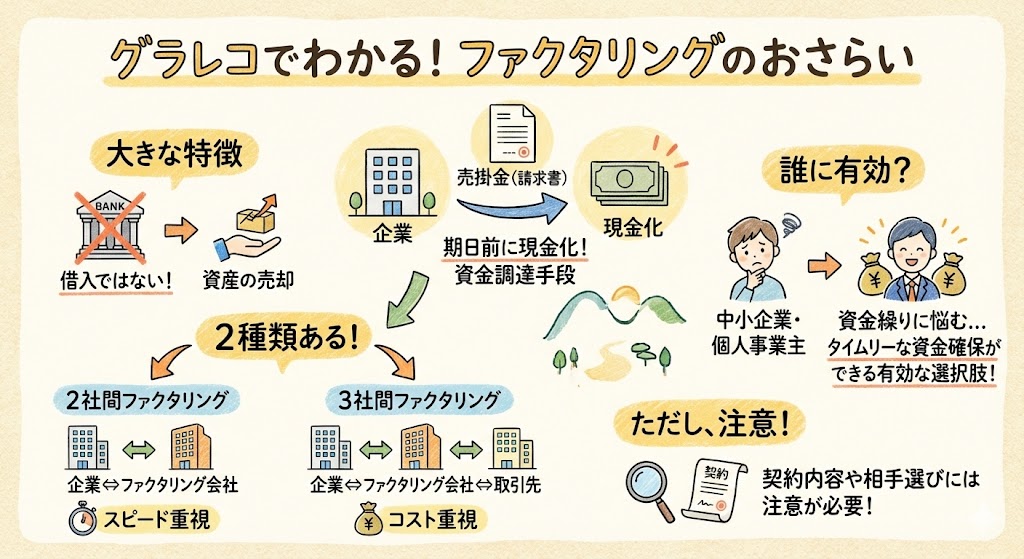 ファクタリングのおさらい