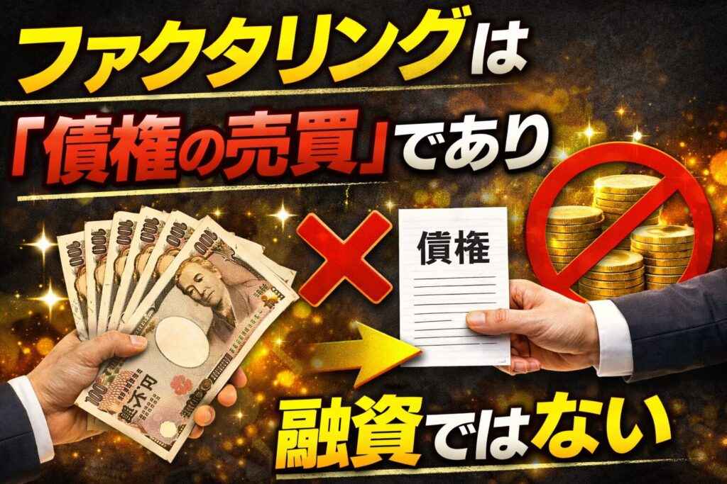 ファクタリングは「債権の売買」であり融資ではないが、審査は必須