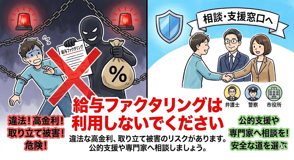 給与ファクタリングは利用しないでください