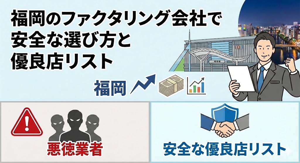 福岡のファクタリング会社で安全な選び方と優良店リスト