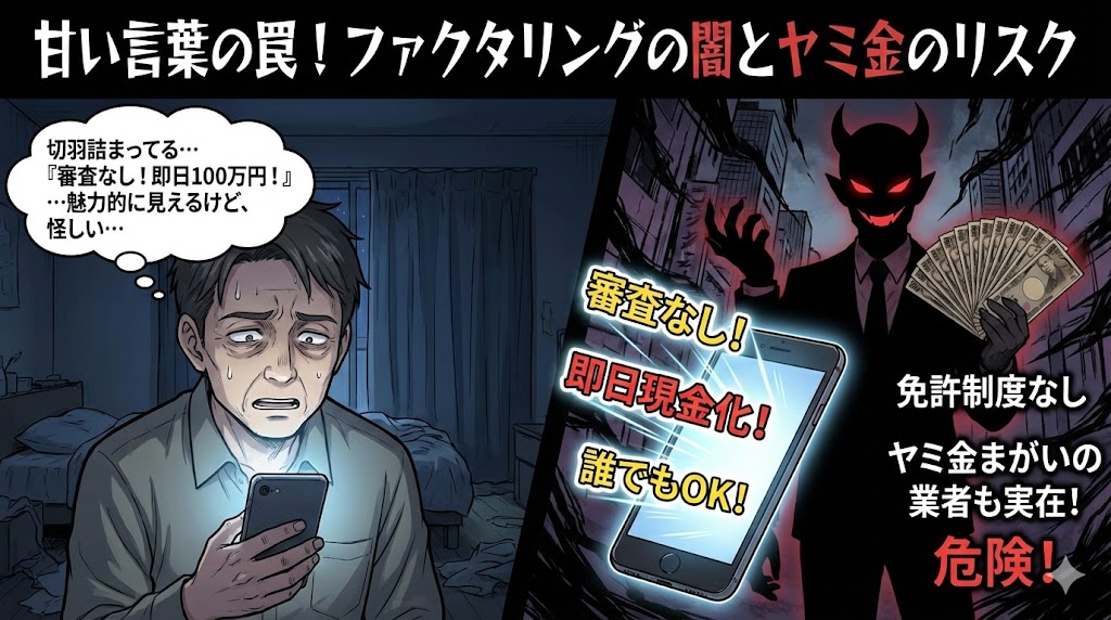 絶対に騙されるな！悪徳ファクタリング業者の見分け方