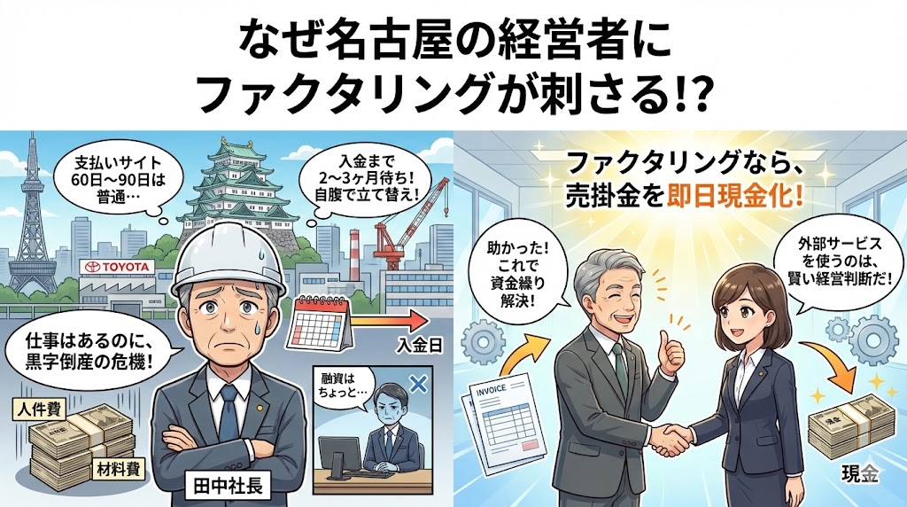 なぜ名古屋の経営者にファクタリングが「刺さる」のか