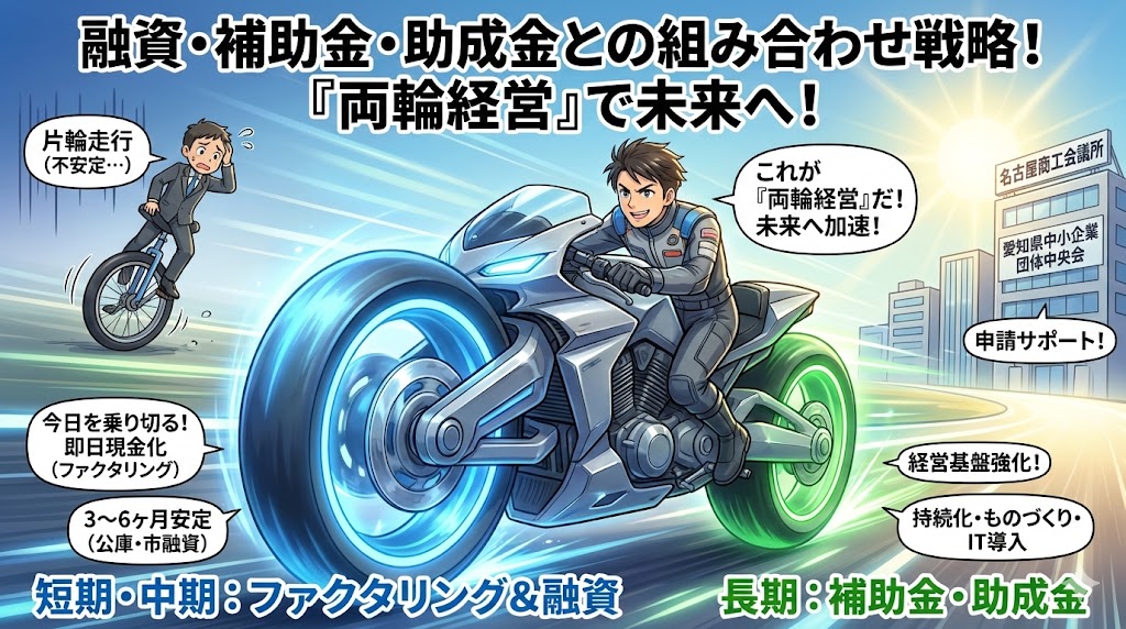 融資・補助金・助成金との組み合わせ戦略