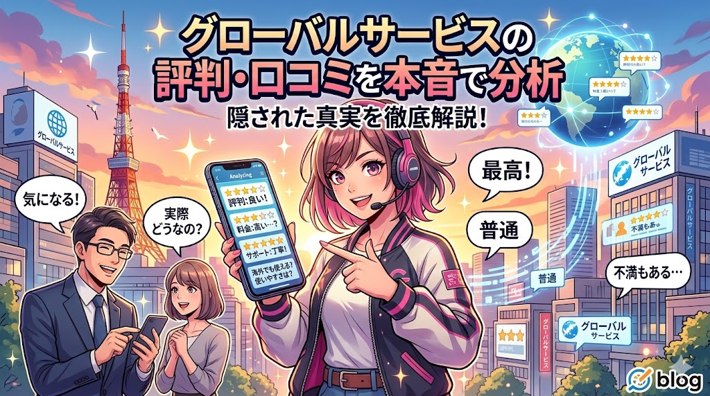 グローバルサービスの評判・口コミを本音で分析