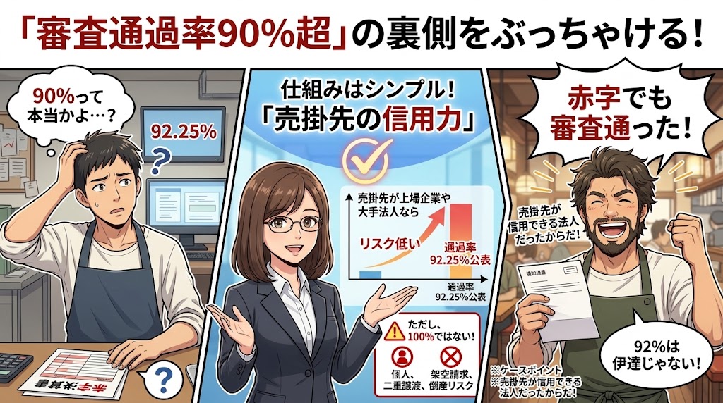 「審査通過率90%超」の裏側を正直に話す