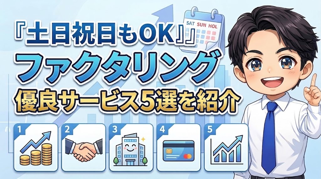 ファクタリングの審査通過率が良い会社5選