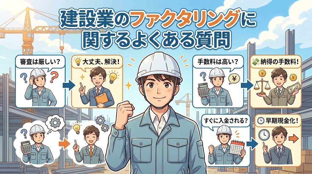 建設業のファクタリングに関するよくある質問