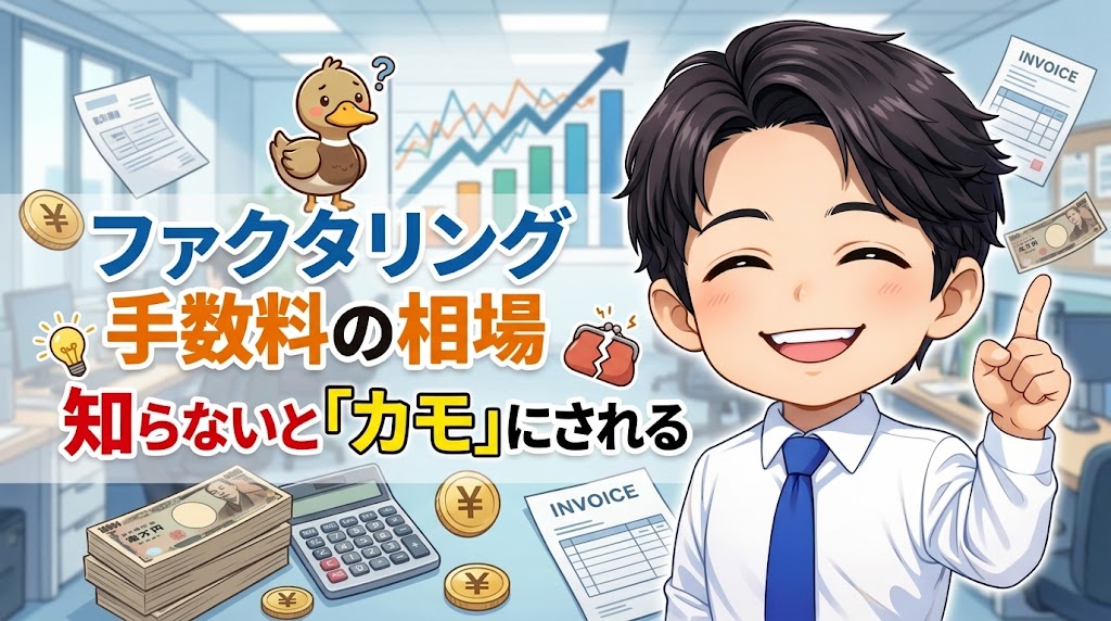 ファクタリング手数料の相場を知らないと「カモ」にされる