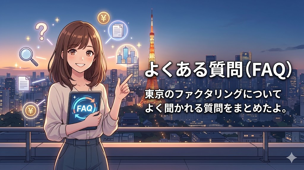 東京のファクタリングについてよく聞かれる質問をまとめ