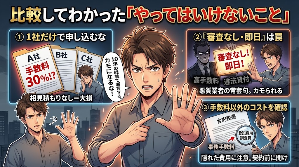 比較してわかった「やってはいけないこと」