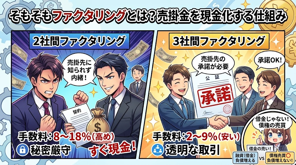 そもそもファクタリングとは？売掛金を現金化する仕組み