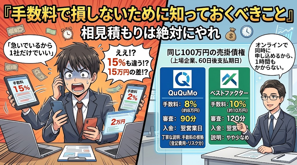 手数料で損しないために知っておくべきこと