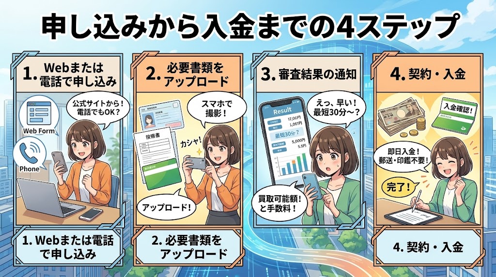 建設業がファクタリングを利用する手順と必要書類