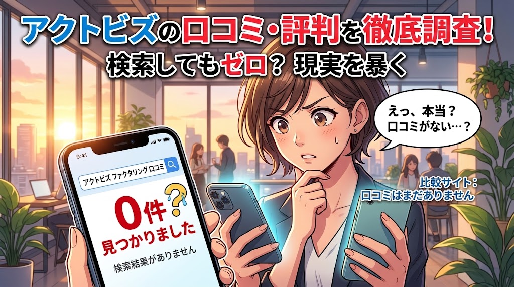 アクトビズのファクタリングの口コミ・評判を調べてみた