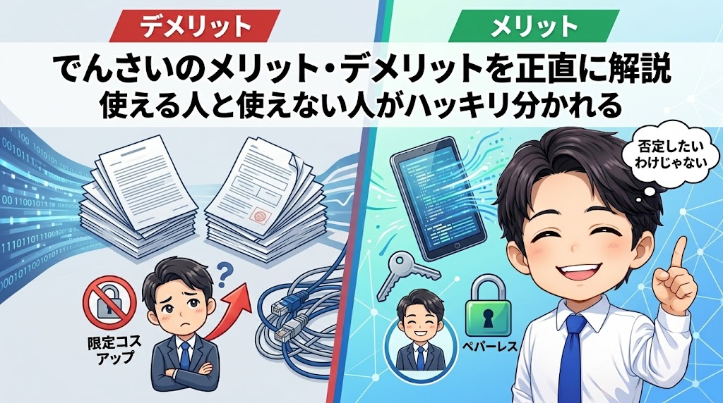 でんさいのメリット・デメリットを正直に解説