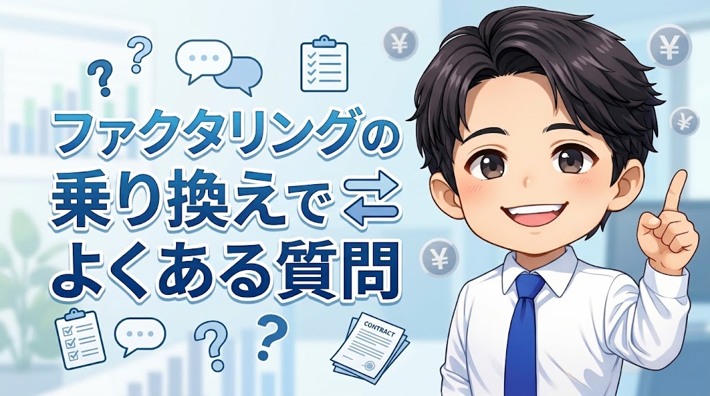 ファクタリングの乗り換えでよくある質問