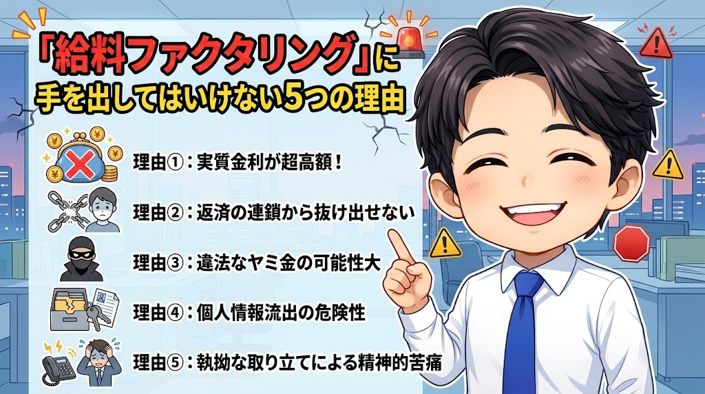 「給料ファクタリング」に手を出してはいけない5つの理由