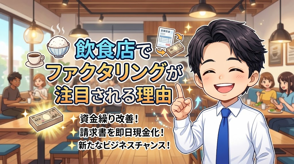 飲食店でファクタリングが注目される理由・キャッシュレス時代の「入金タイムラグ」問題