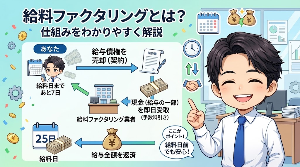給料ファクタリングとは?仕組みをわかりやすく解説