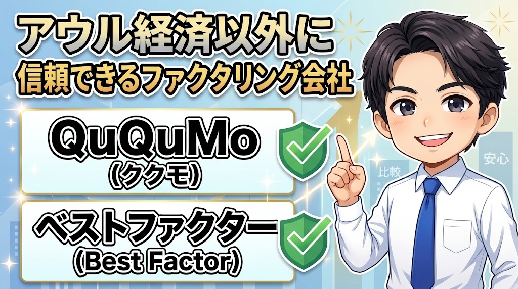 アウル経済以外にも信頼できるファクタリング会社はある