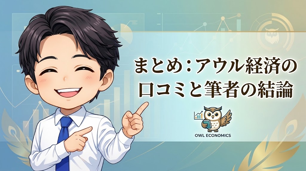 まとめ：アウル経済の口コミと筆者の結論