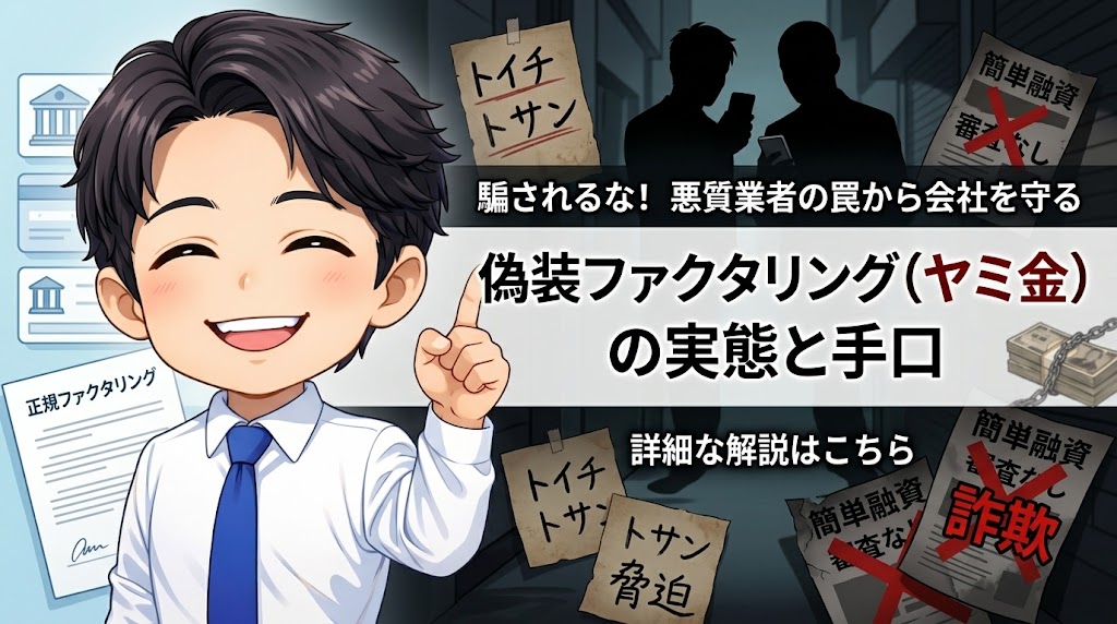 偽装ファクタリング（ヤミ金）の実態と手口