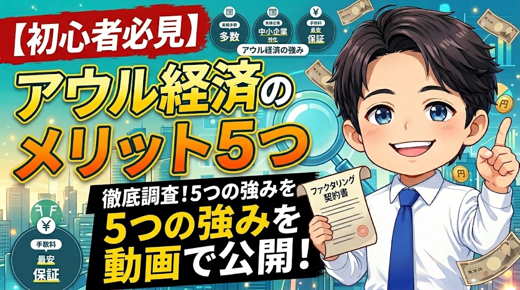 アウル経済のメリット5つ